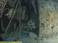 interior of wreck