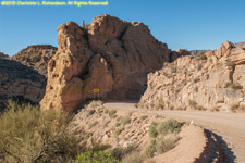 dirt road and canyon