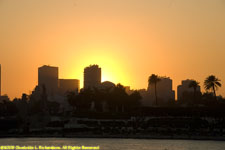 sunset over the Nile