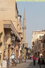 street with minaret