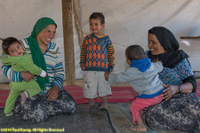 Bedouin women and children