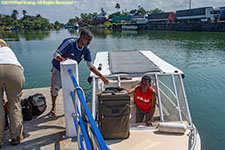 unloading water taxi