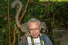 Paul with lemur