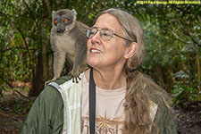 charlotte with lemur