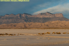 butte and salt pan