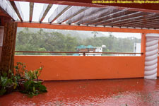 flooded balcony