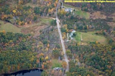 foliage and houses