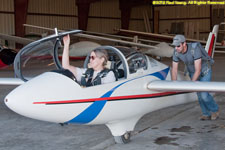 pushing out of the hangar