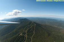 left wing over Sugarbush