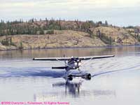 floatplane on Great Slave Lake