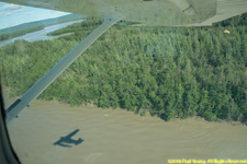 shadow on Tanana River